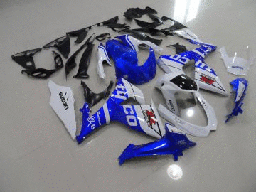 Gsxr 1000 Mavi Beyaz 2009-16 Grenaj Seti