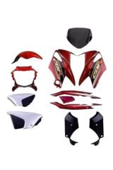 Honda cbf 150 kırmızı grenaj seti - kaporta seti